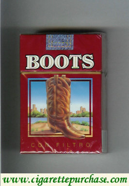 Boots Con Filtro cigarettes red USA Mexico